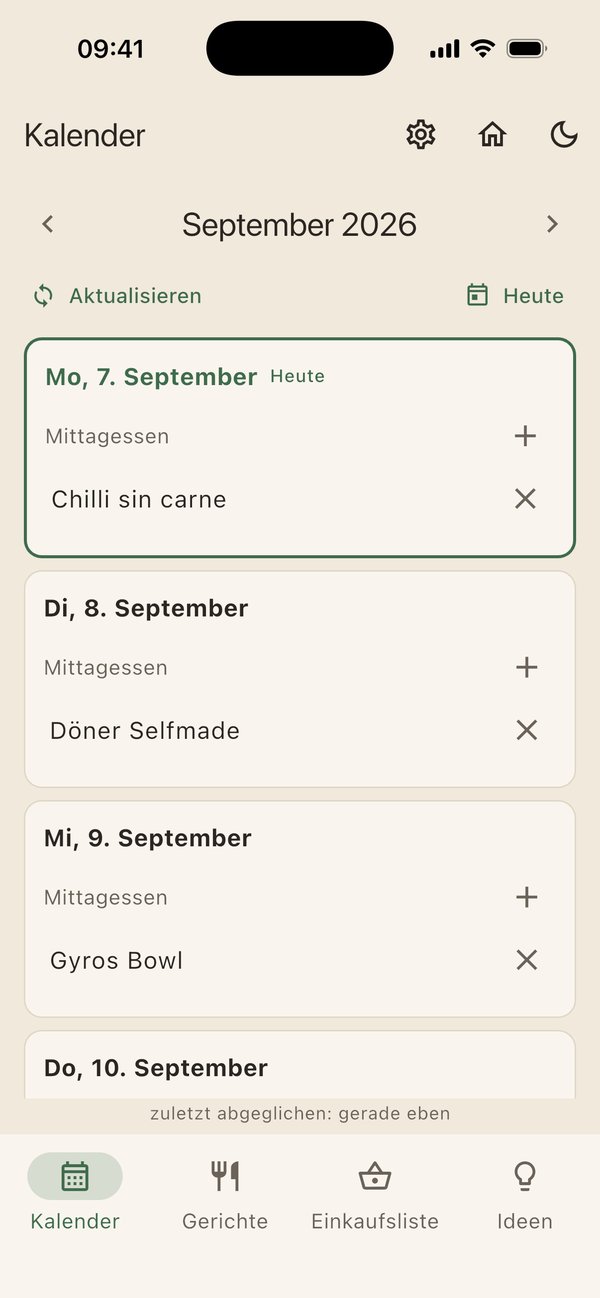 Screenshot kuechengeist