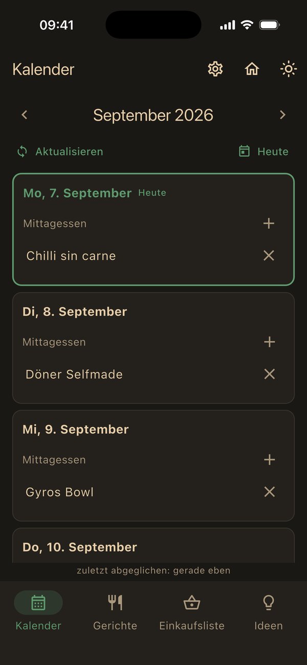 Screenshot kuechengeist